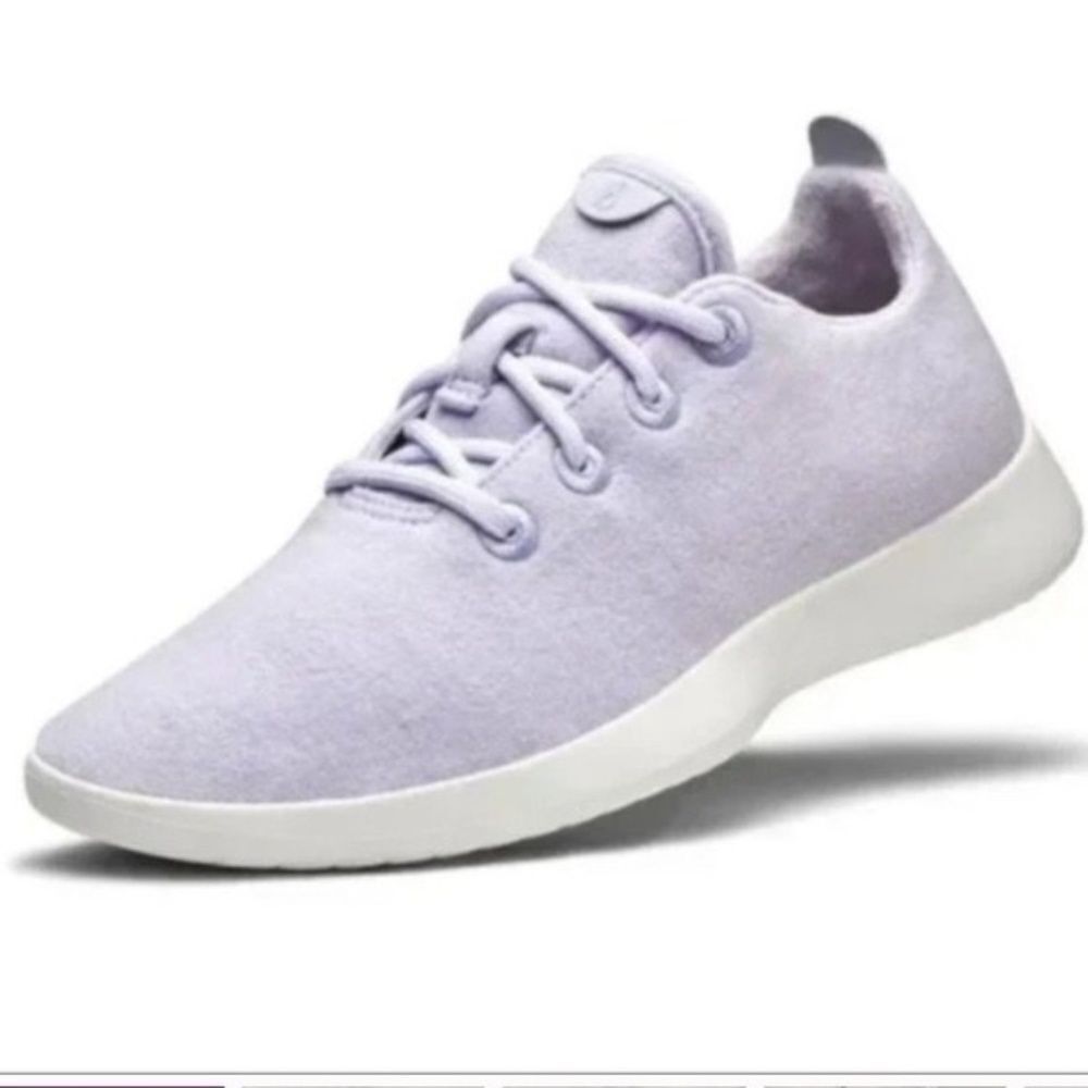 Allbirds Tree Runners Pale Lilac Merino‎ Wool Blend Sneakers Sz 10